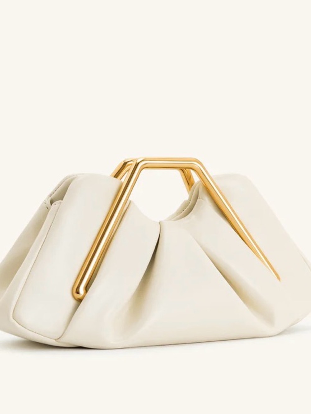 ✨ NWT Chic Deco-Inspired Vegan Leather Crossbody Clutch ✨ - Picture 2 of 7